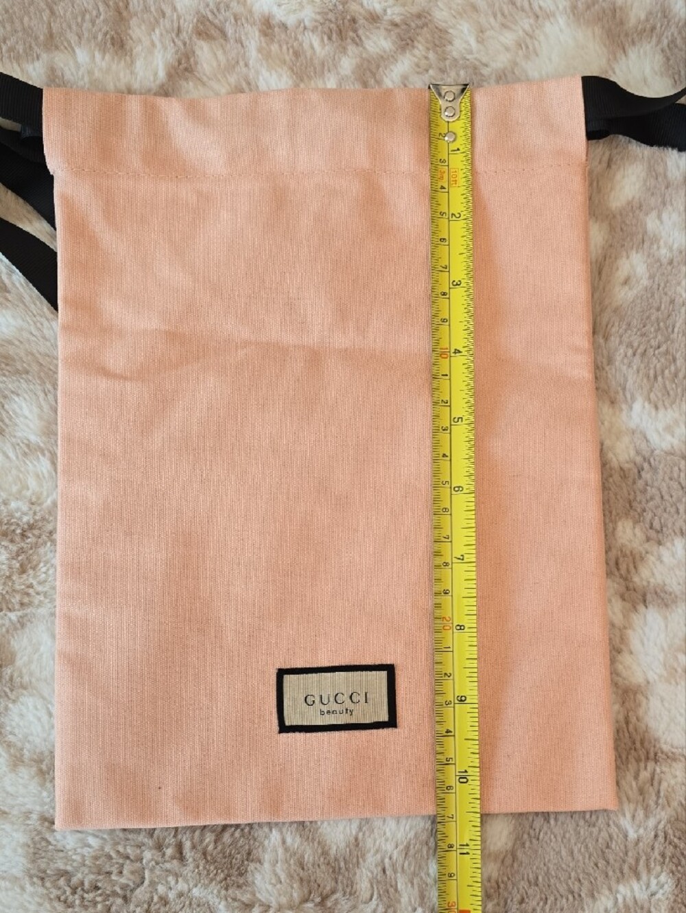 Gucci Peach Drawstring Pouch Duo - Picture 7 of 8